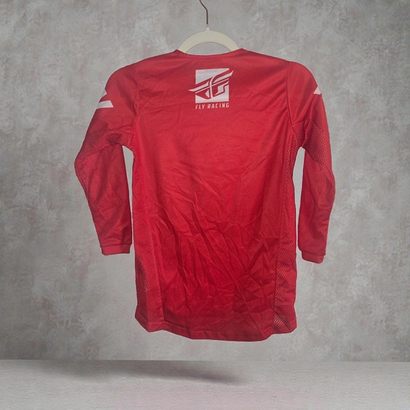 Fly Racing Kids Red Jersey - Picture 2 of 3